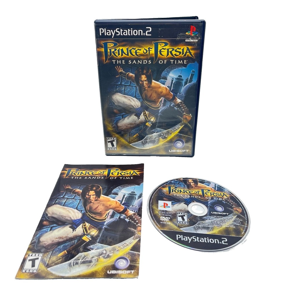 Prince Of Persia The Sands Of Time PS2 CIB Complete Black Label Ubisoft